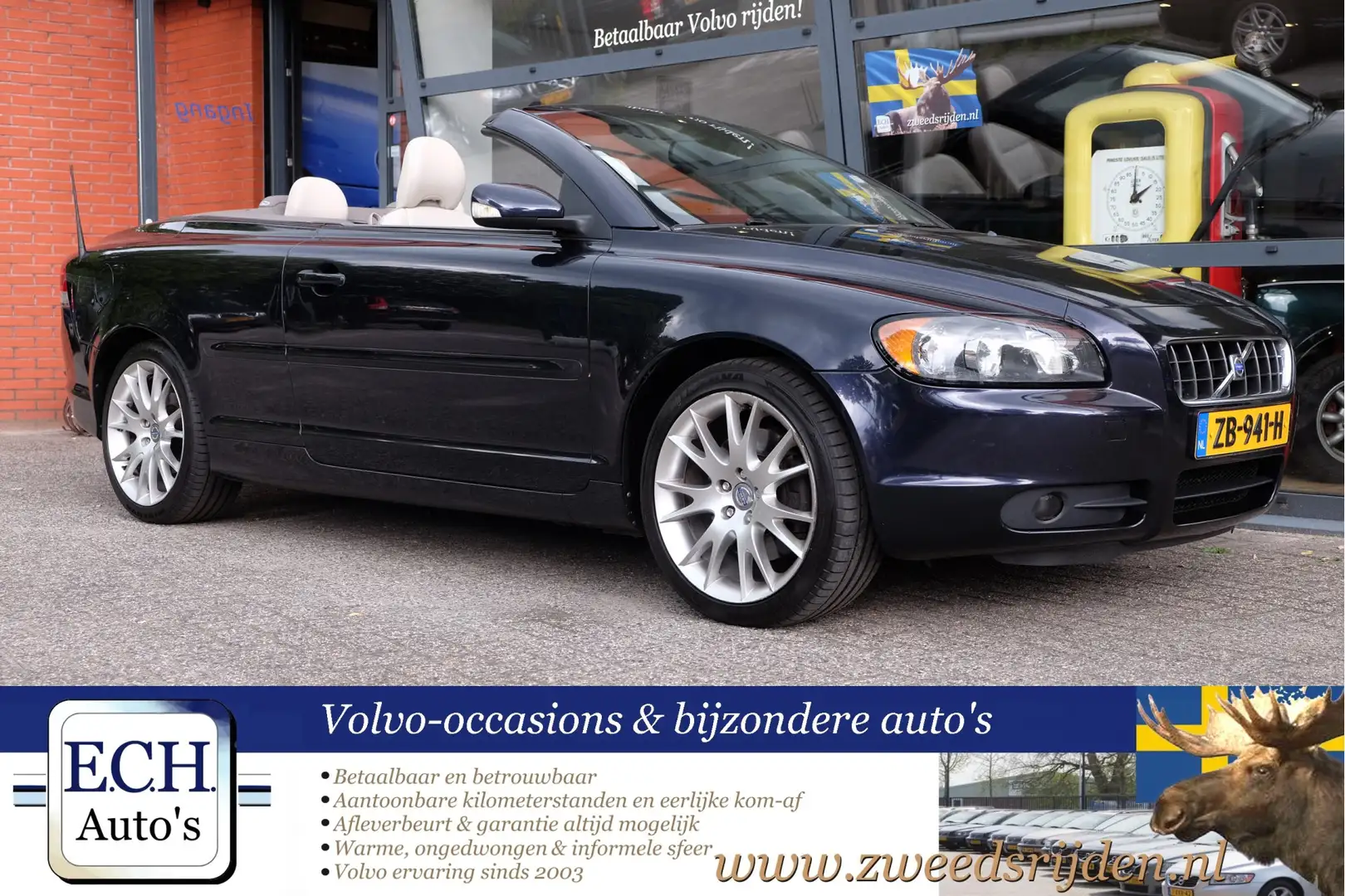 Volvo C70 Convertible 2.5 T5 Aut. Summum, Leer Albastru - 1