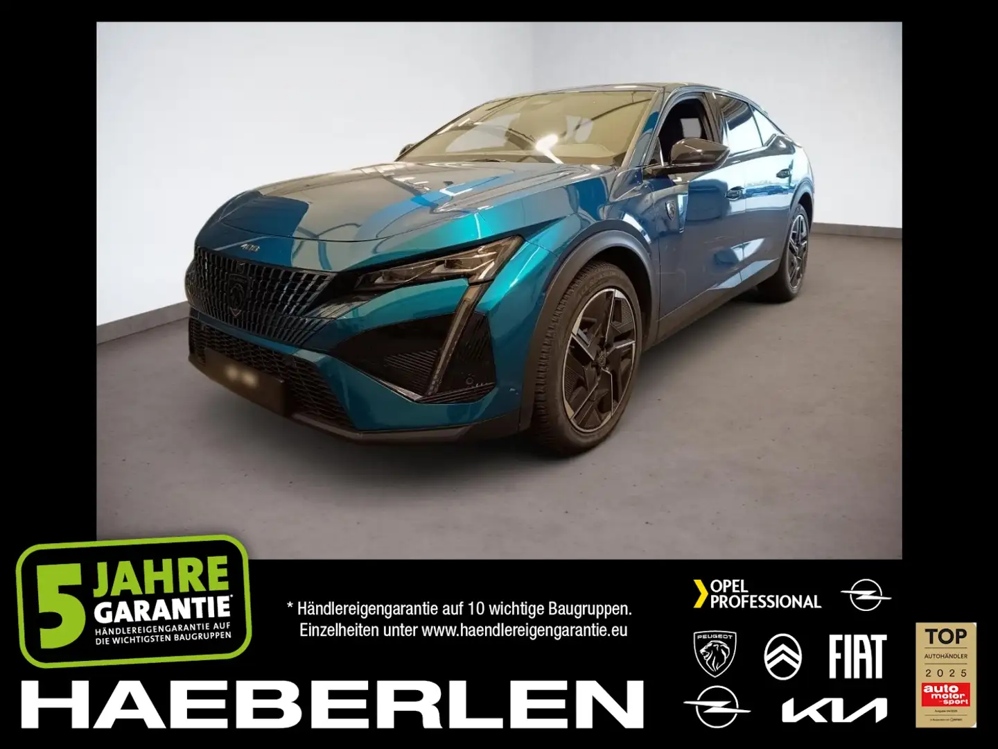 Peugeot 408 1.2 Puretech 130 GT ACC+LED+Navi+SHZ+2xKlima Blau - 1