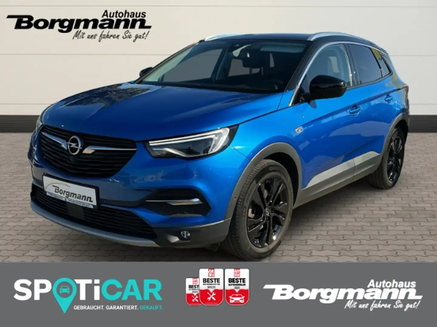 Opel Grandland Ultimate 1.6 Turbo EU6d AUTOMATIK Bleu - 1