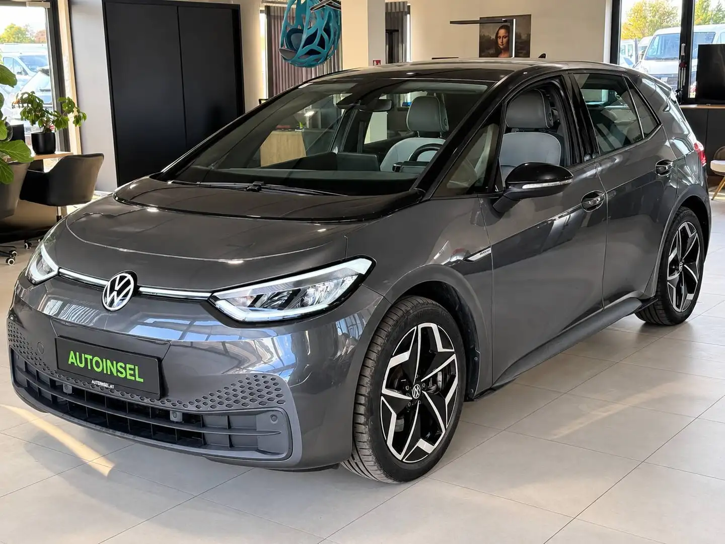 Volkswagen ID.3 Pro S Abstandtempomatt+Müdigkeitswarner+Ambiente+Verkerszeichenerkenner+1.Besitz Grau - 2