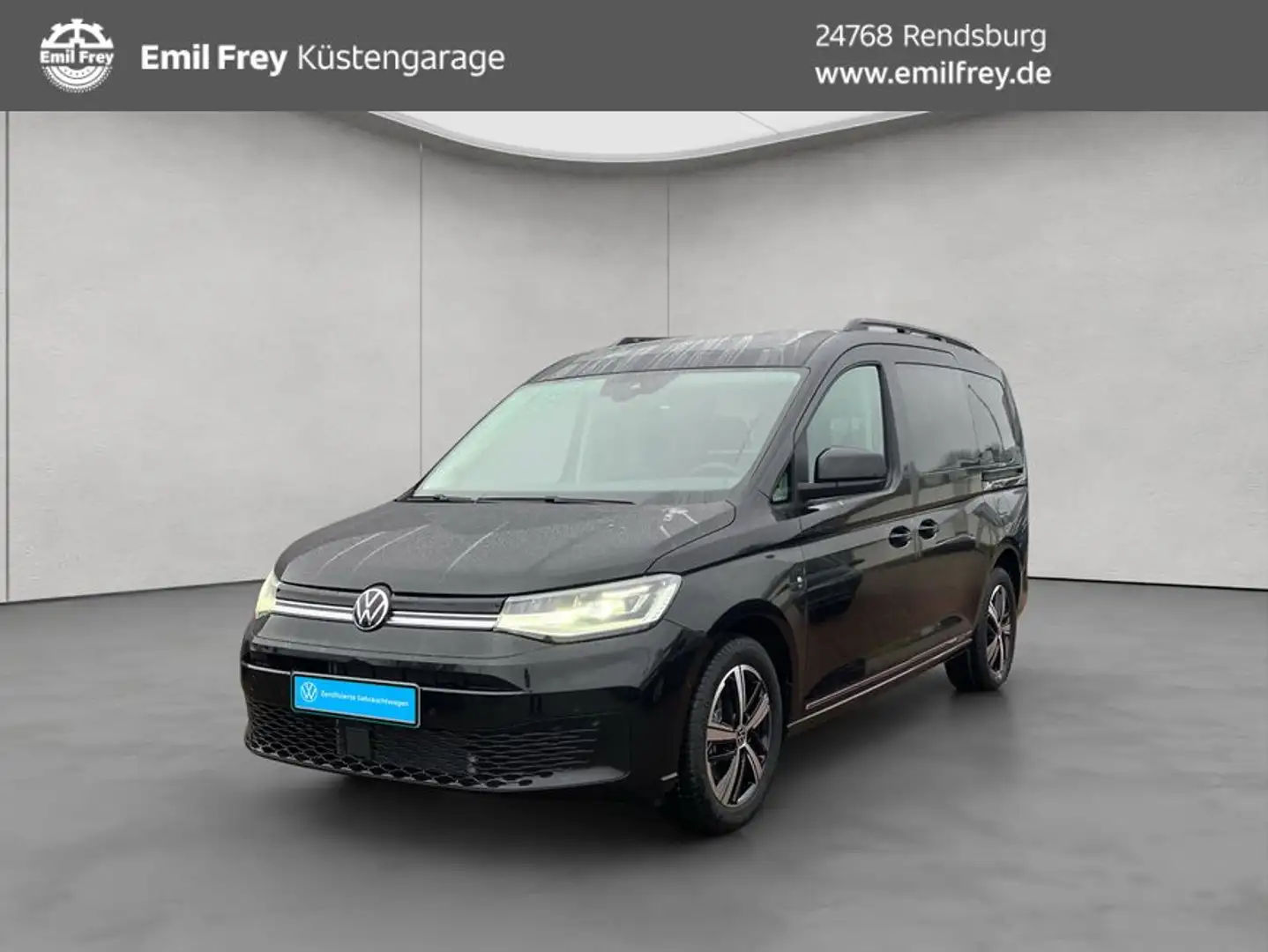 Volkswagen Caddy Dark Label 2,0 TDI DSG AHK Navi Schwarz - 1