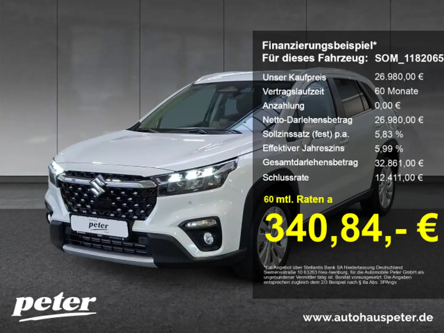 Suzuki SX4 S-Cross S-Cross 1.4 Comfort Allgrip Hybrid Weiß - 1