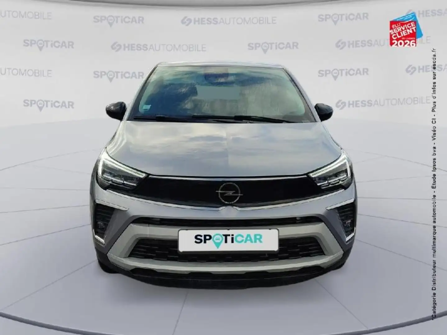 Opel Crossland 1.2 Turbo 110ch Elegance Business Gris - 2