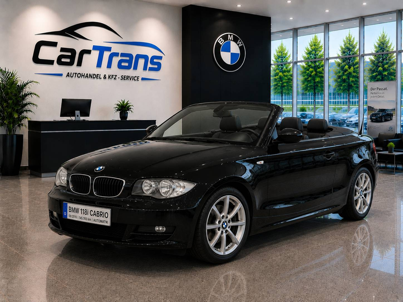 BMW 118 i Cabrio + Automatik + 0% FINANZIERUNG