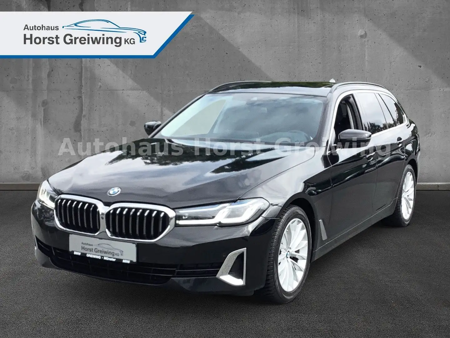 BMW 520 d Touring Luxury HUD Pano Komfortsitze Laser Schwarz - 1