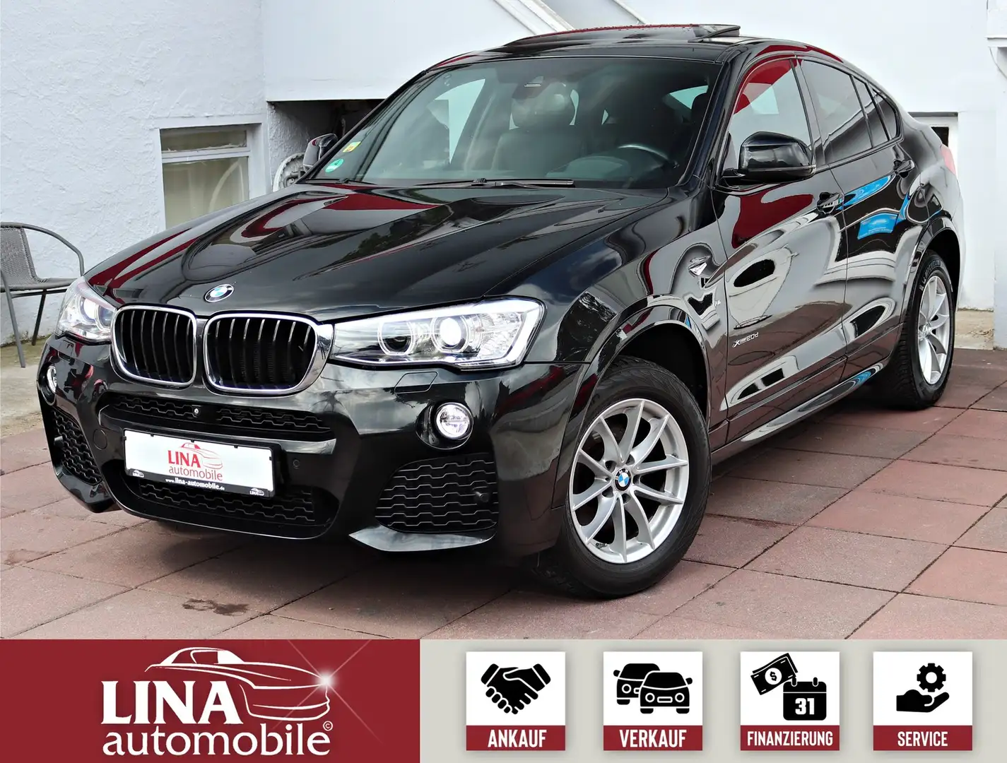 BMW X4 xDrive 20 d M-Paket 360°Kamera*HUD*el.SD*AHK* Zwart - 1