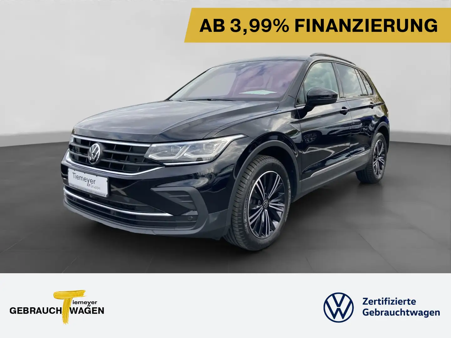 Volkswagen Tiguan 2.0 TDI DSG LIFE LM18 MATRIX AHK KAMERA Negro - 1