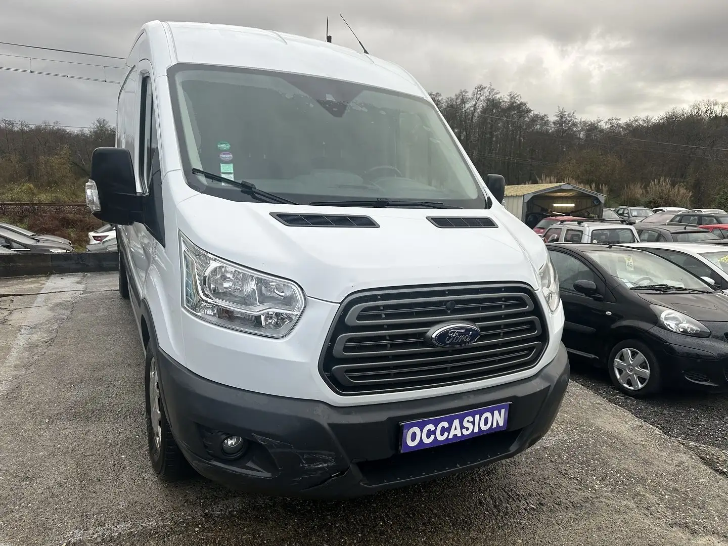 Ford Transit P350 L3H2 2.2 TDCI 125CH TREND Blanc - 1