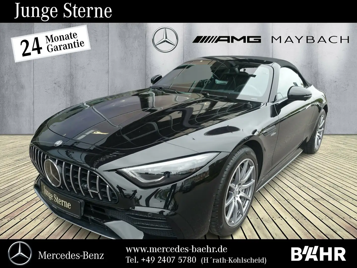 Mercedes-Benz SL 43 AMG SL 43 AMG Digital-Light/Distronic/Airscarf/360° Schwarz - 1