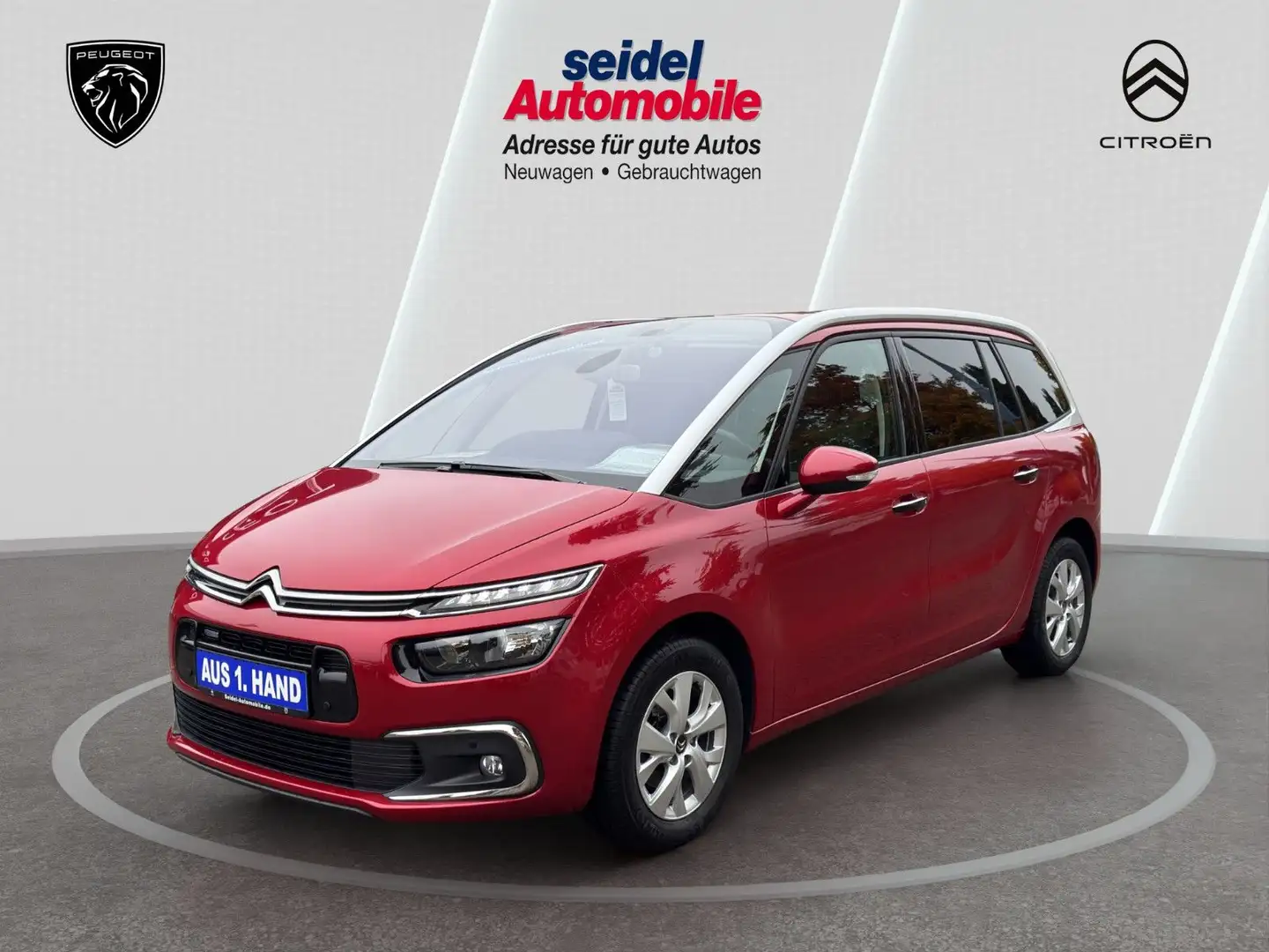 Citroen Grand C4 Picasso PureTech Selectio Rot - 1