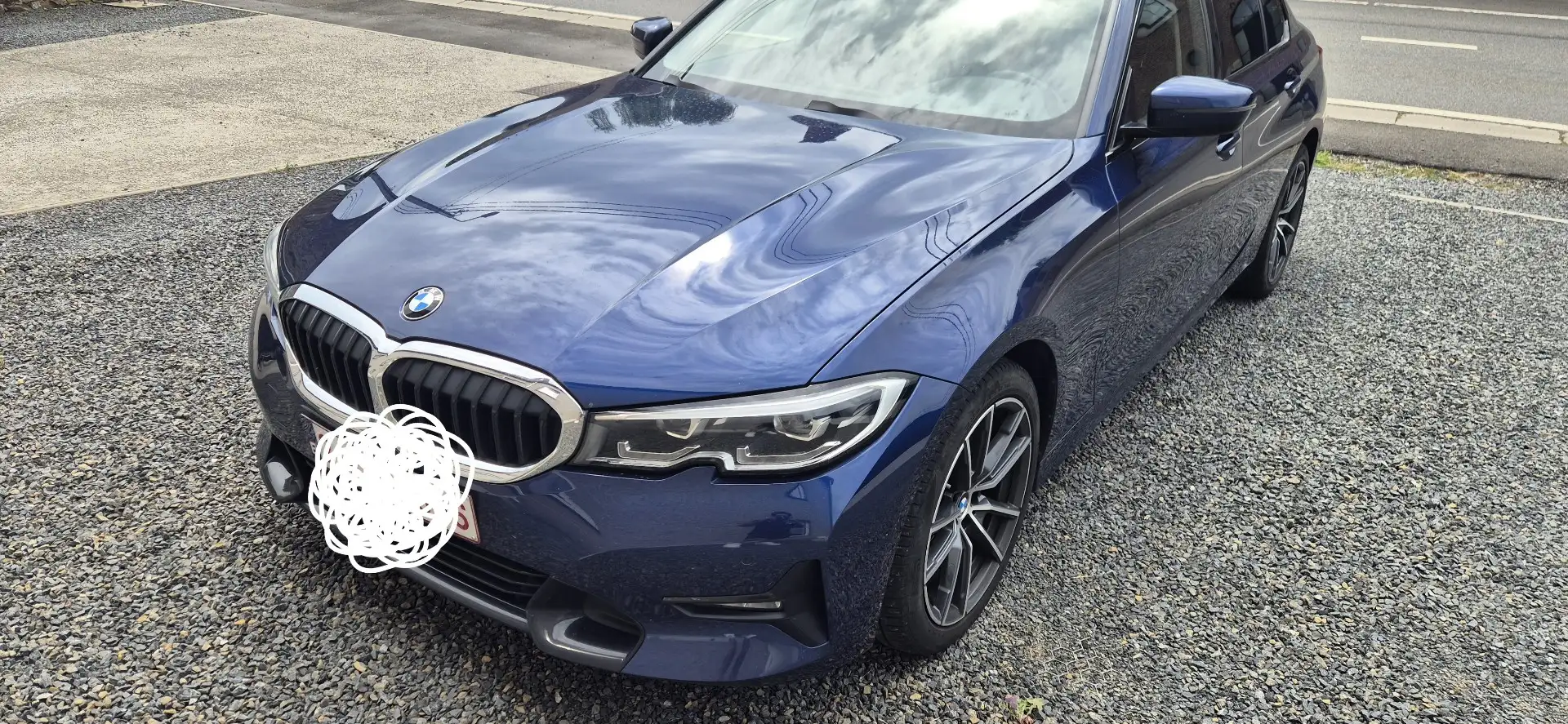 BMW 318 d AdBlue Bleu - 1