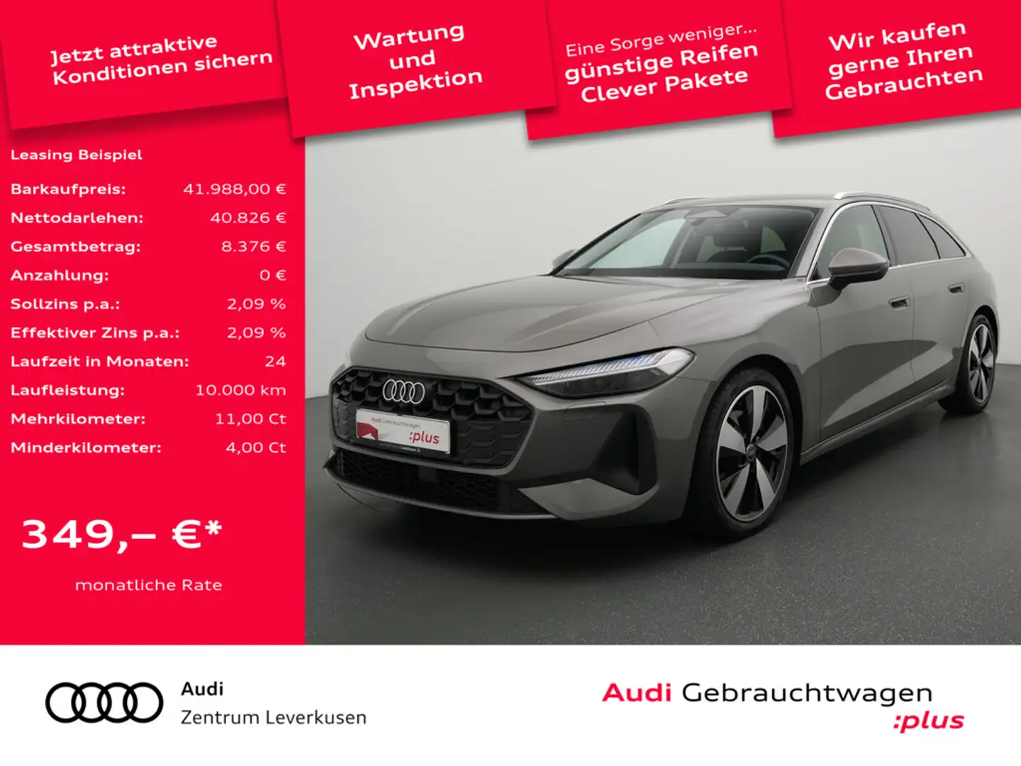 Audi A5 Avant CARPLAY PDC AHK ACC STANDHZ VIRT NAVI Schwarz - 1