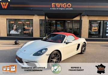 boxster (982) 2.0 300ch bvm6 cuir etendu rouge bordeaux jantes s 20 pouces entretiens