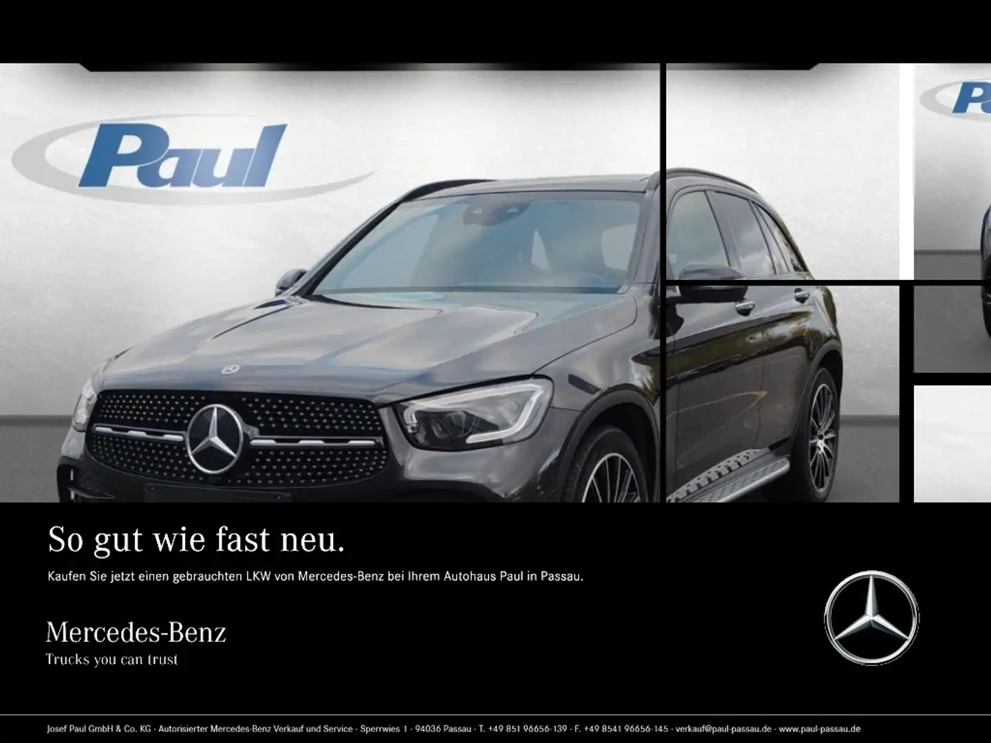 Mercedes-Benz GLC 300 4Matic AMG+Distronic+AHK Gris - 1