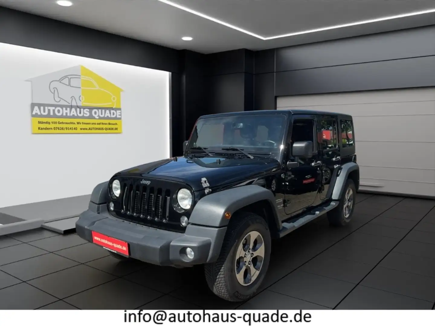 Jeep Wrangler Unlimited Sport 2 DPF Allrad Notbremsass. Temp Ber Schwarz - 1