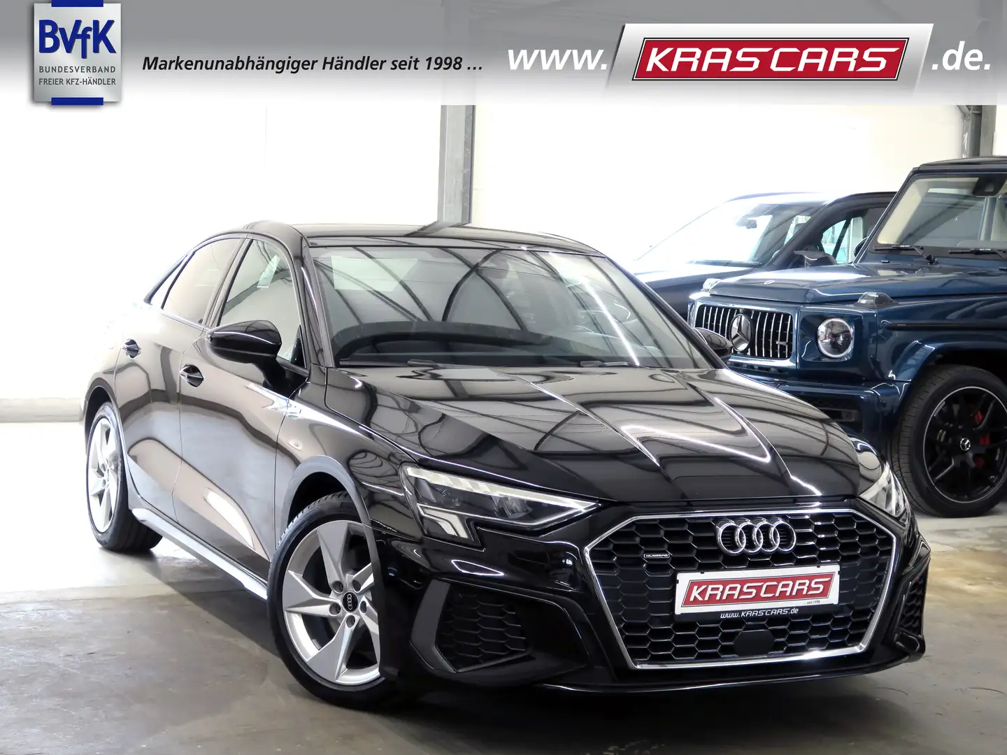 Audi A3 40 TDI quattro 2x S line Pano*B&O*LED*1.Hand Noir - 1
