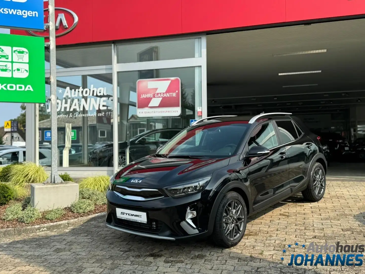 Kia Stonic 1.0 T-GDI 48V Nightline Edition Klima Navi Schwarz - 1