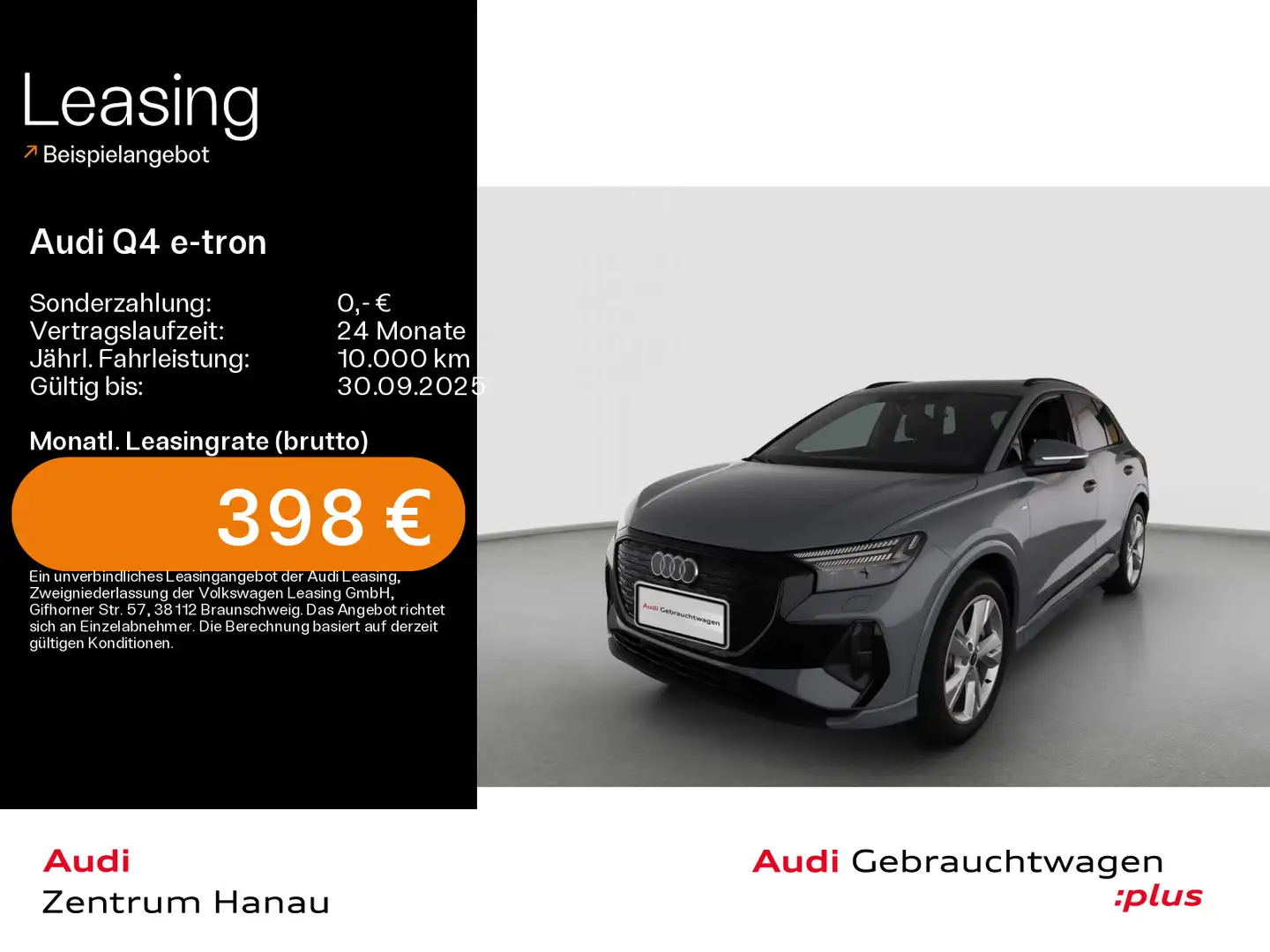 Audi Q4 e-tron 45 quattro S-LINE*NAVI-PLUS*KAMERA*HUD Grau - 1