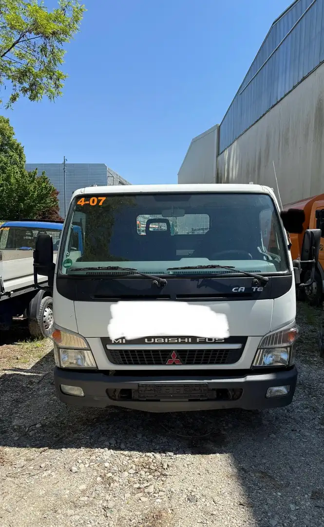 Mitsubishi Canter Pritsche 1 Hand Biały - 1