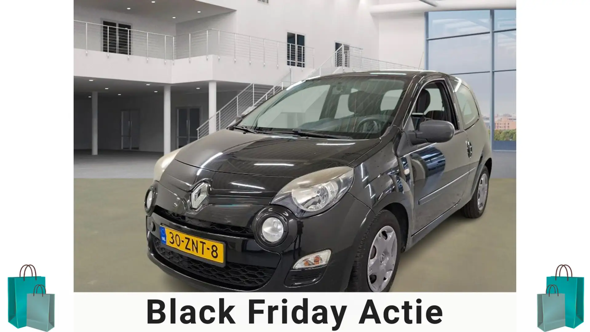 Renault Twingo 1.2 16V Authentique/ ZEER ZUINIG/ NAP Schwarz - 1
