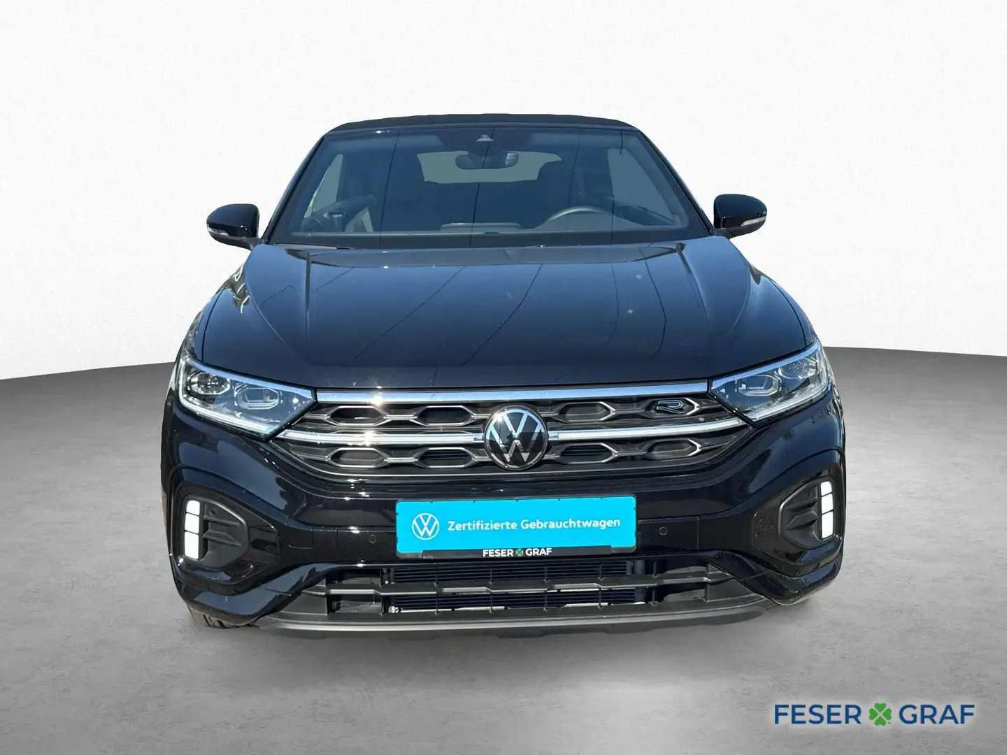 Volkswagen T-Roc Cabriolet 1.5 TSI DSG R-LINE LED-MATRIX KAM LEDER Schwarz - 2