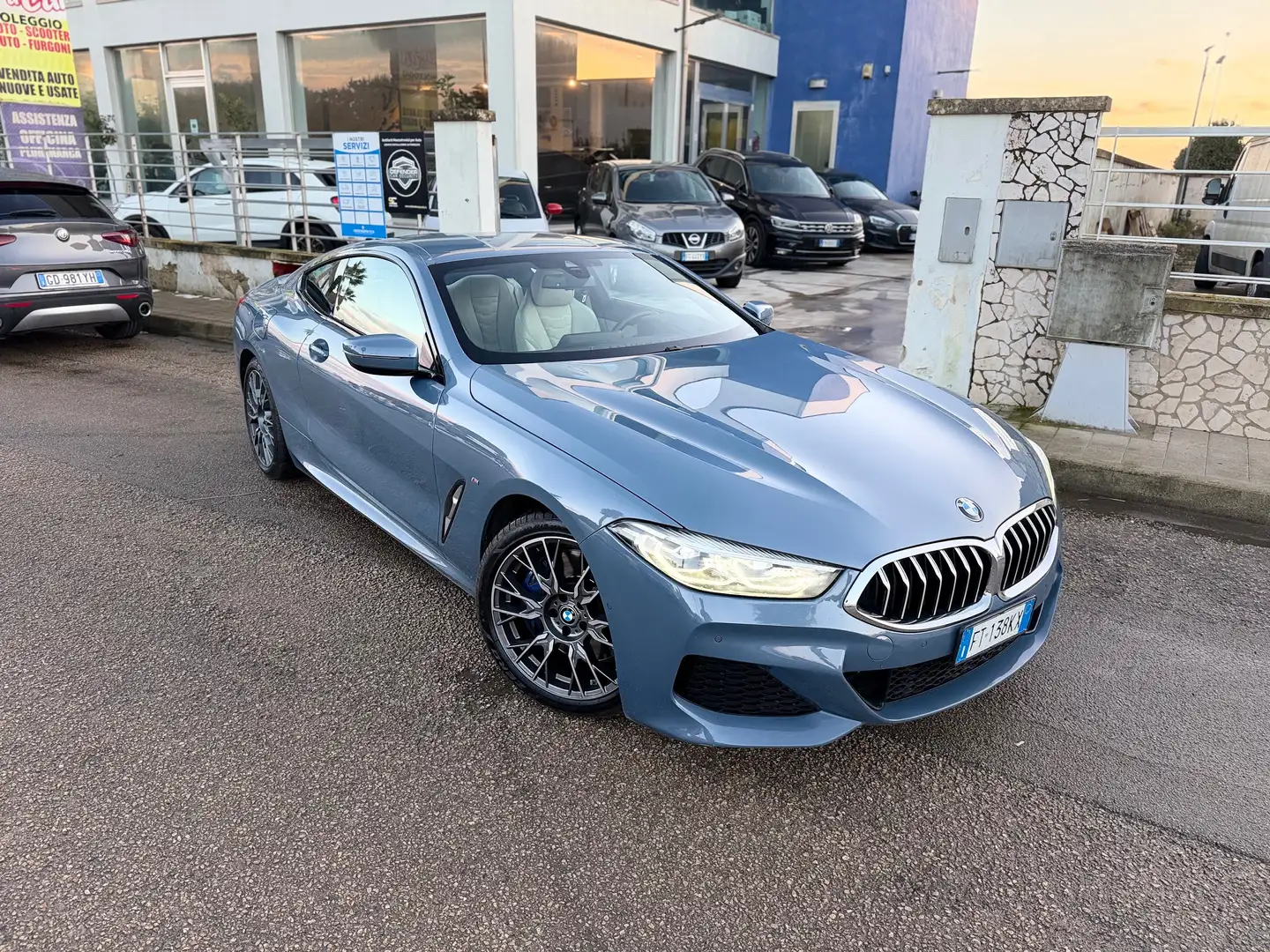 BMW 840 Serie 8 G15 2018 840d Coupe xdrive auto Blu/Azzurro - 1