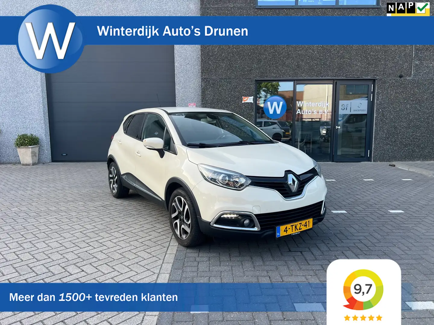 Renault Captur 0.9 TCe Dynamique Airco, Cruise, Navigatie, Trekha Beige - 1