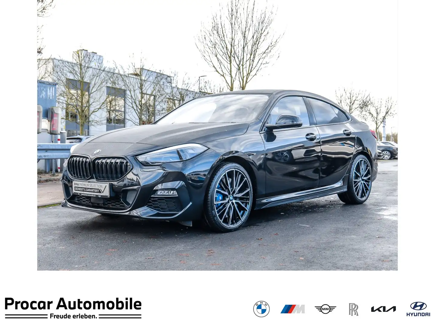 BMW 220 d Gran Coupé M Sport RFK NAVI LED PDC V+H LM Schwarz - 1