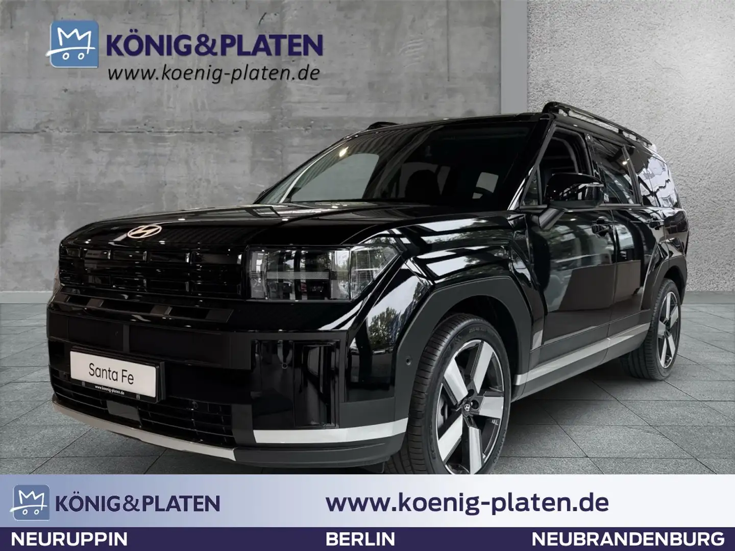 Hyundai SANTA FE HEV 1.6T-GDi (215PS) 6-AT 4WD SIGNATURE Klima Schwarz - 1