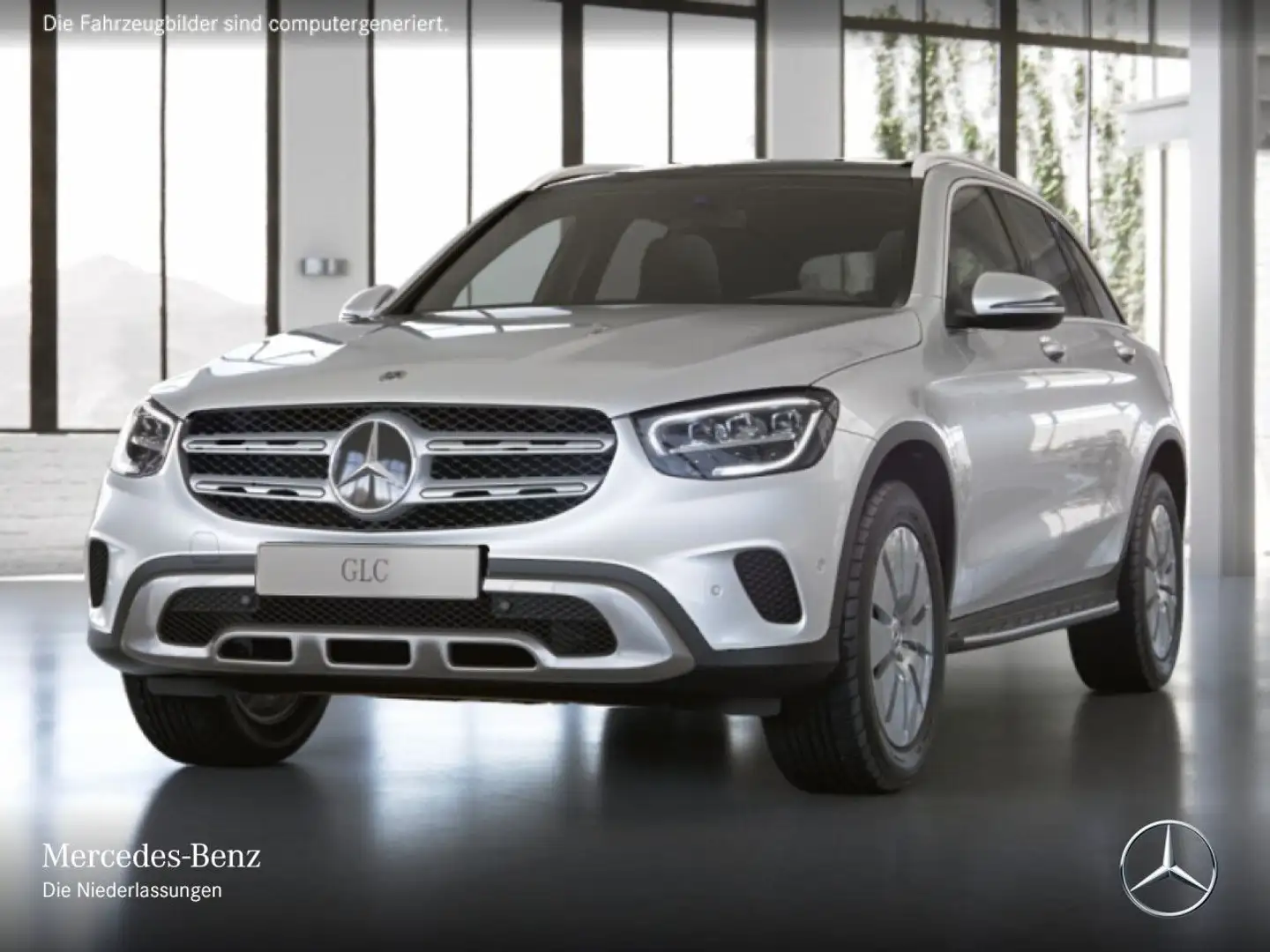 Mercedes-Benz GLC 300 de 4M PANO+LED+KAMERA+KEYLESS+9G Weiß - 2