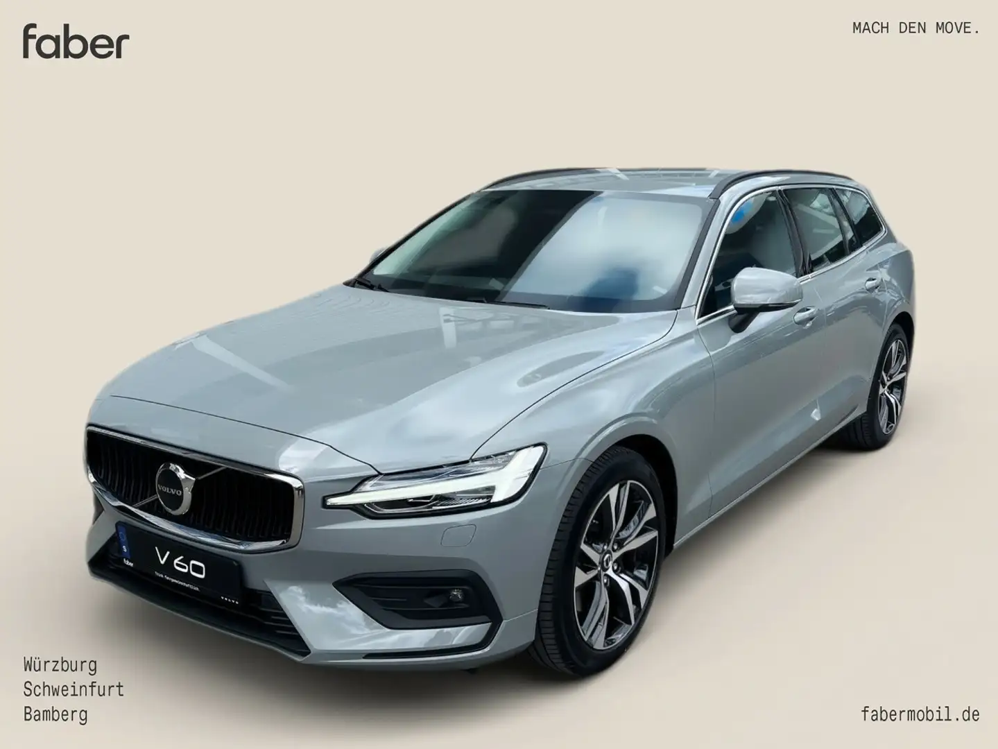 Volvo V60 B4 Core Benzin Grau - 1