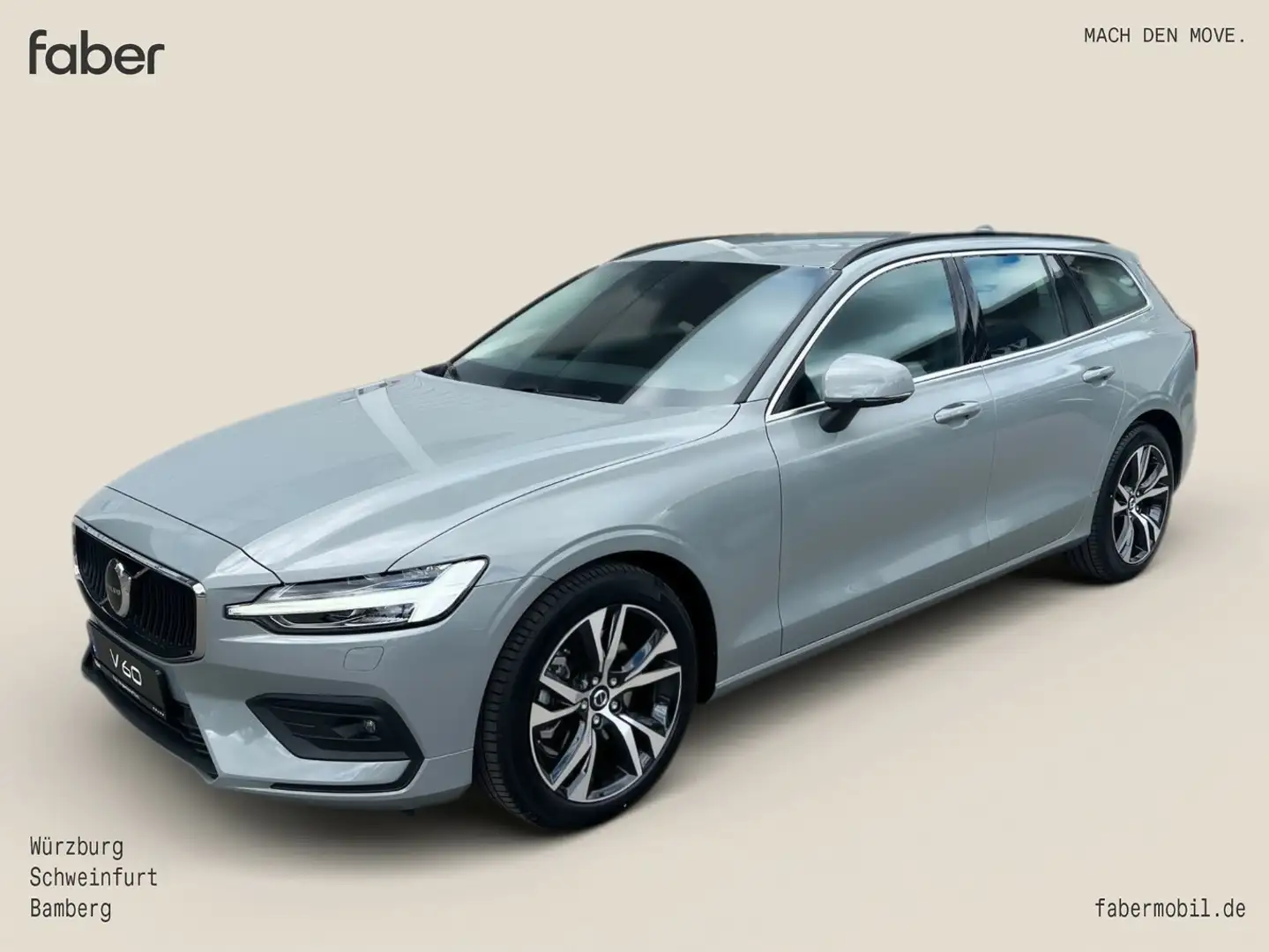 Volvo V60 B4 Core Benzin Grau - 2