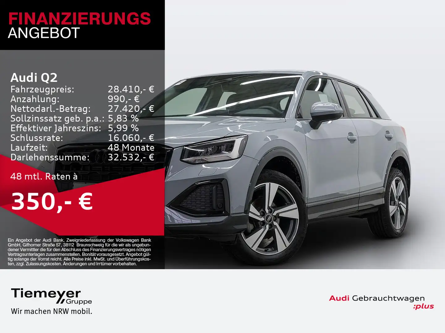 Audi Q2 35 TFSI ADVANCED LM18 OPS VIRTUAL KAMERA Grau - 1