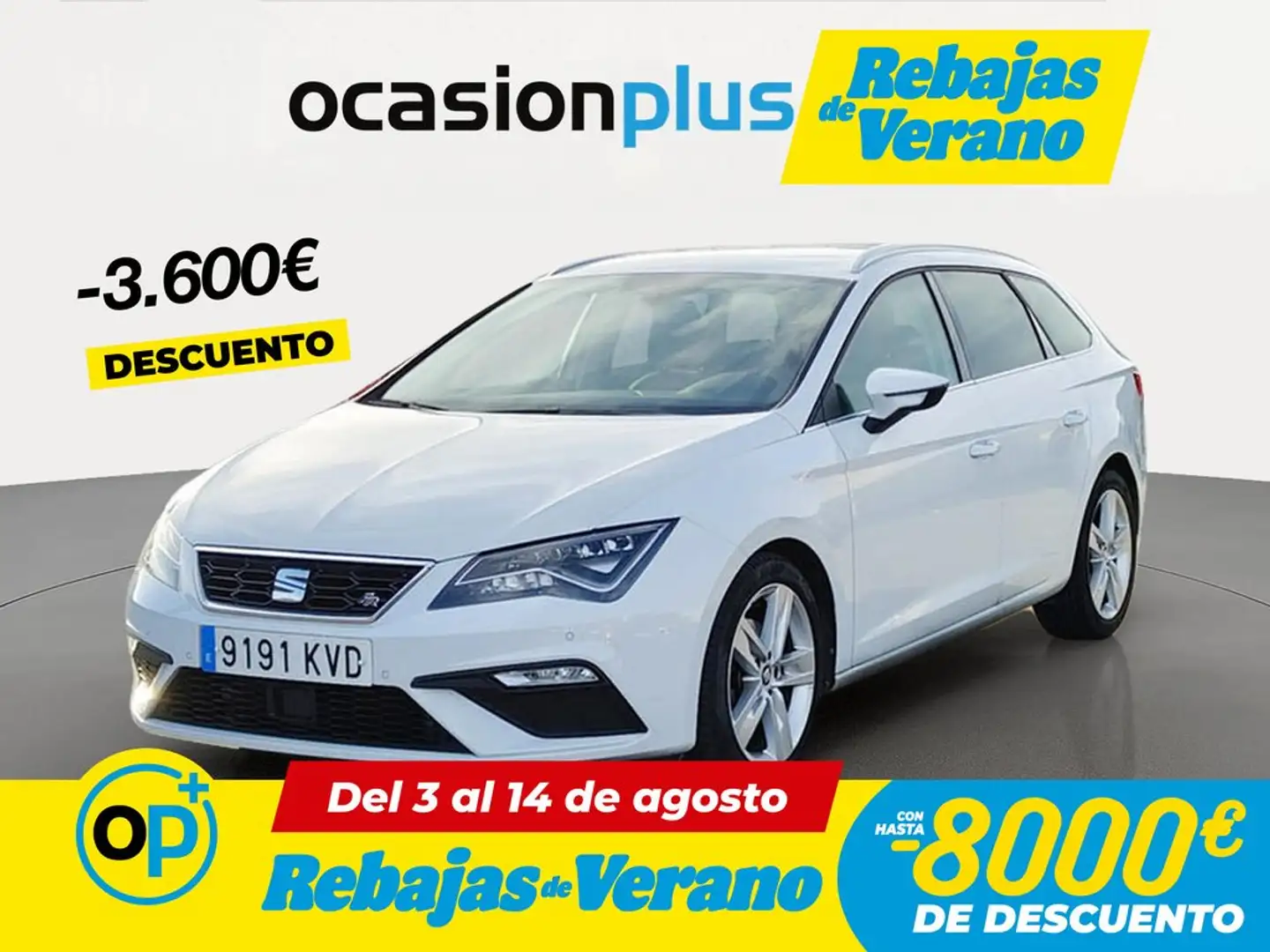 SEAT Leon ST 2.0TDI CR S&S FR DSG7 150 Blanco - 1