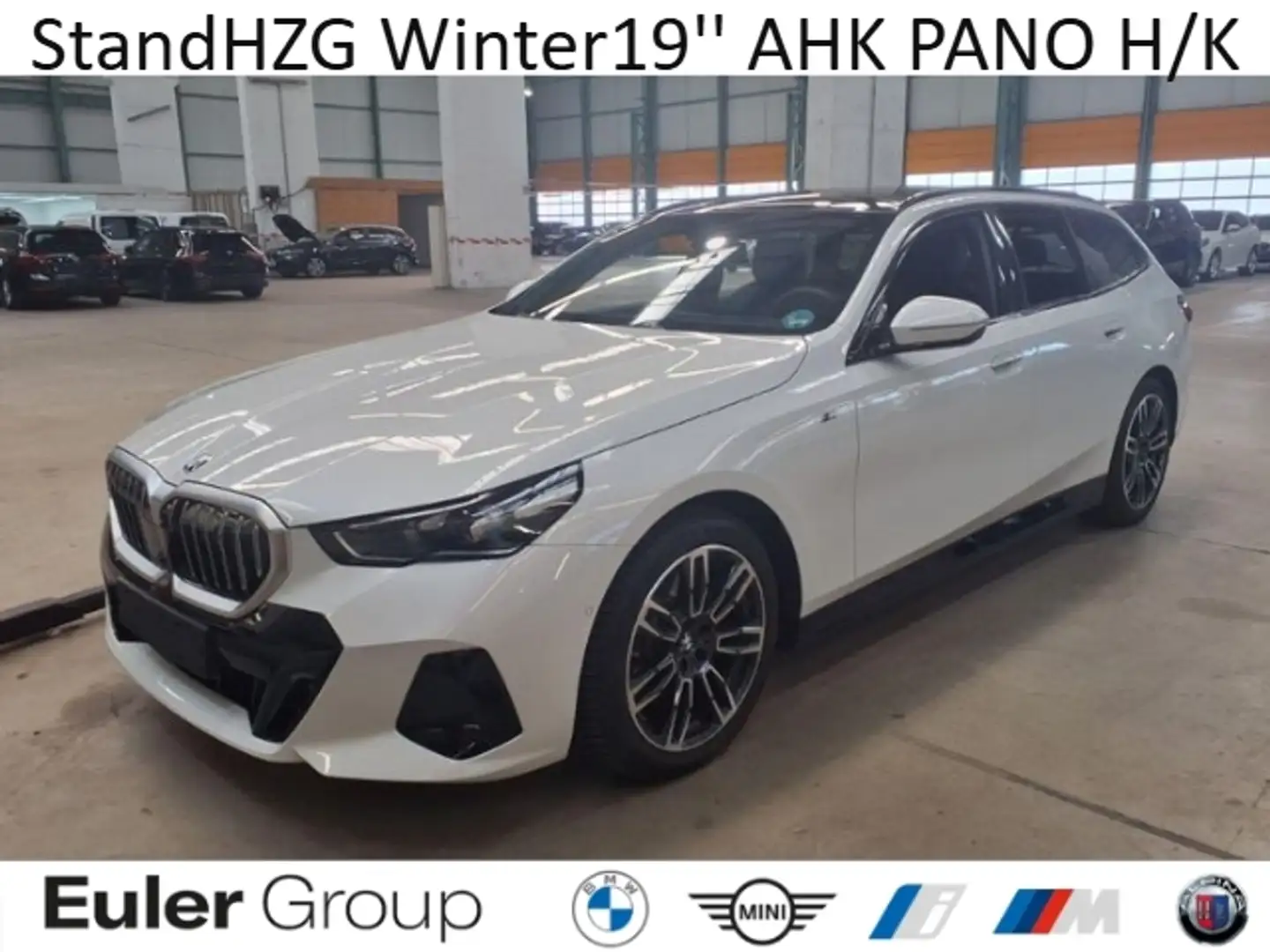 BMW 520 i M-Sport StandHZG Winter19'' AHK PANO H/K MemoSit Weiß - 1