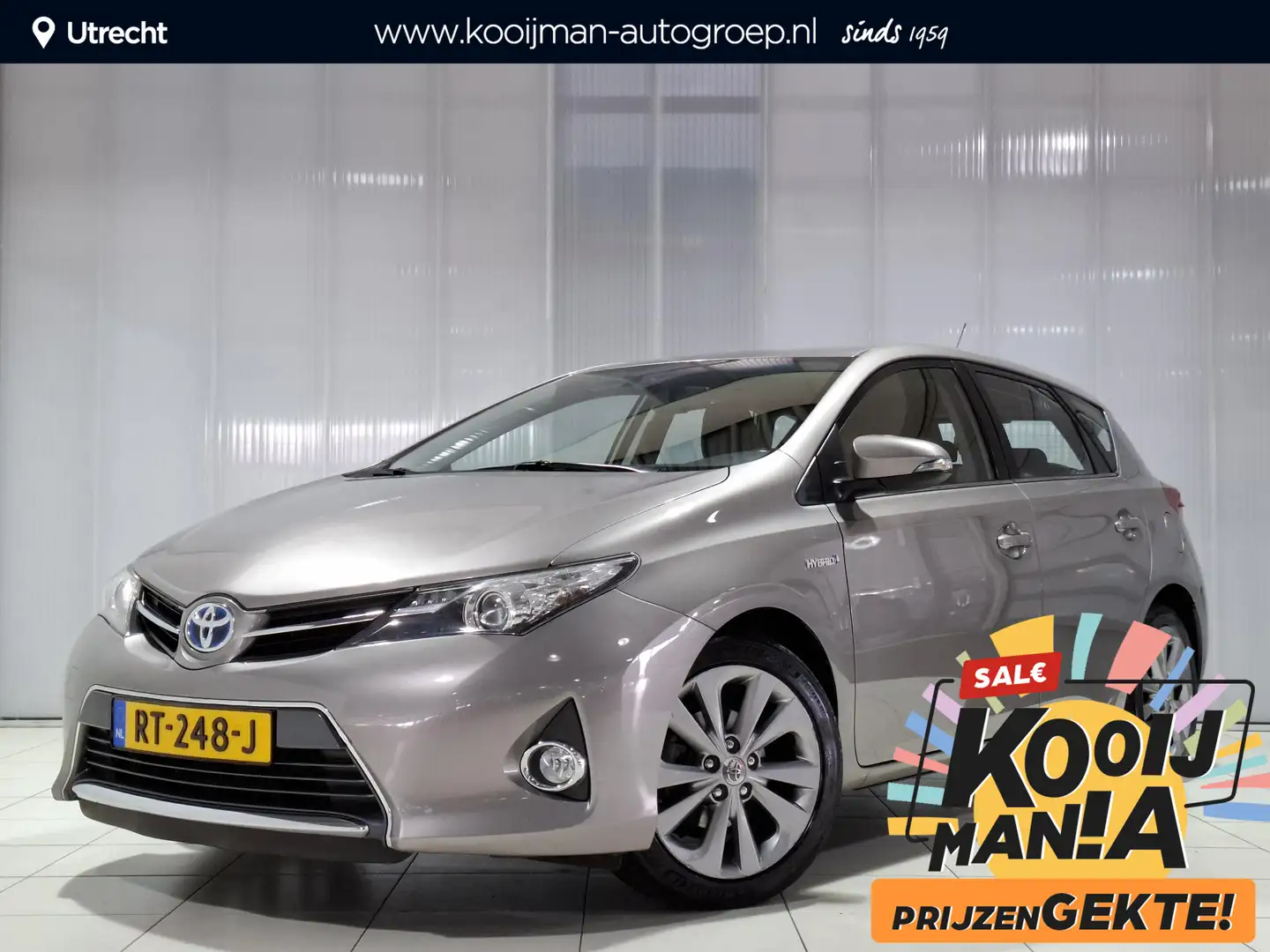 Toyota Auris 1.8 Hybrid Dynamic | 17'' LM velgen | Dealer onder Bruin - 1