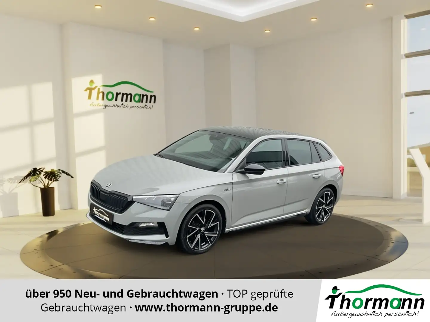 Skoda Scala Monte Carlo 1.0 TSI DSG ACC Pano LED Gris - 1