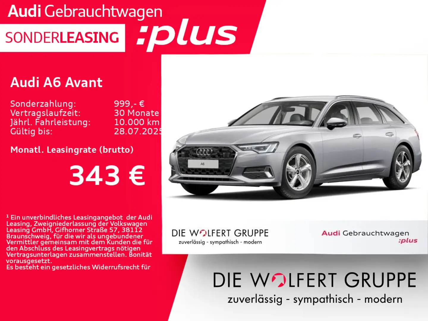 Audi A6 advanced 45 TFSI S tronic ACC*AHK*360° Zilver - 1