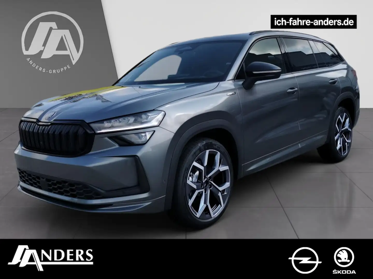 Skoda Kodiaq Sportline 2,0 TDI DSG 4x4 +AHK+Distronic Grau - 1