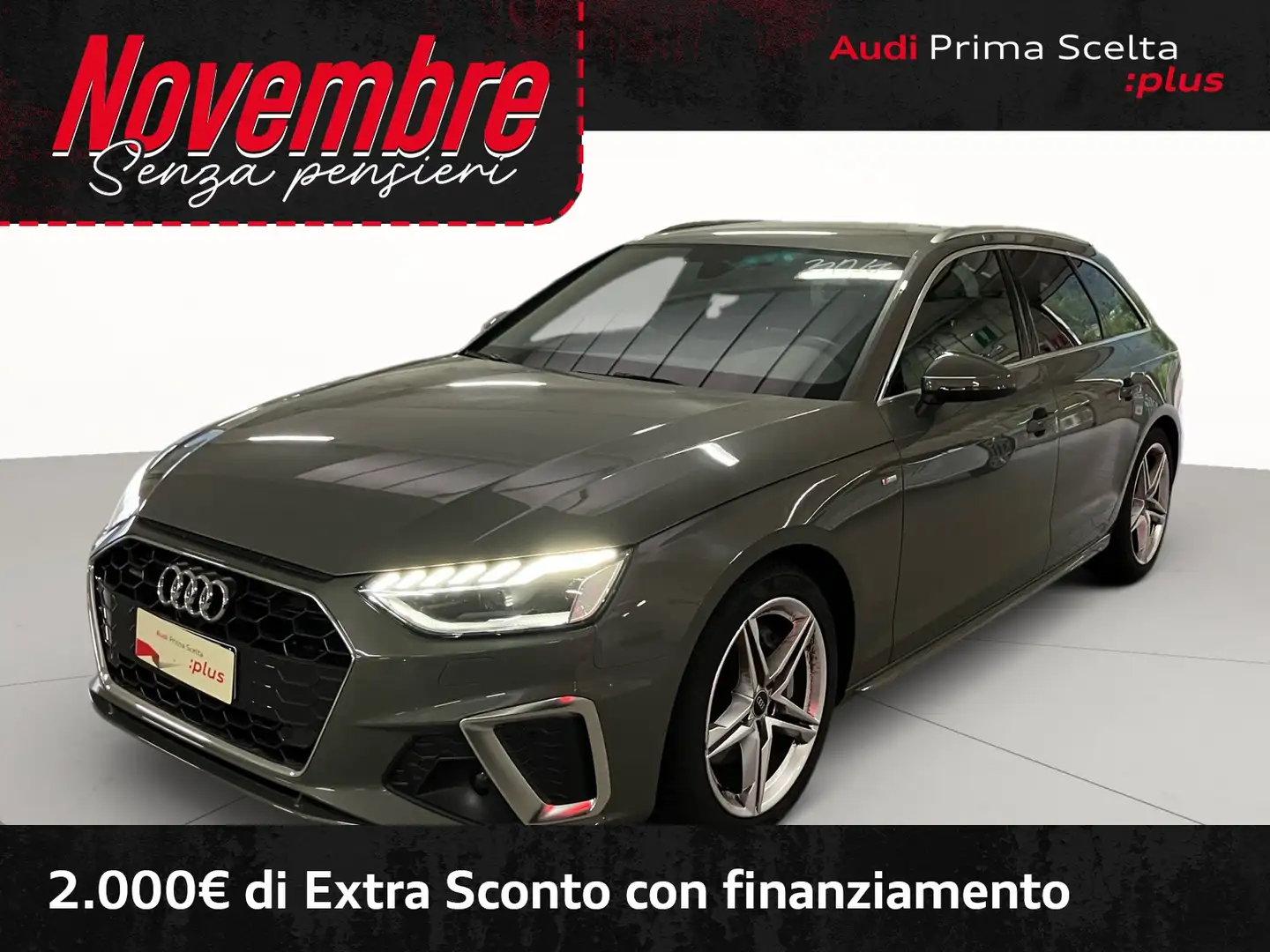 Audi A4 avant 40 2.0 tdi mhev s line edition quattro 204cv Grigio - 1