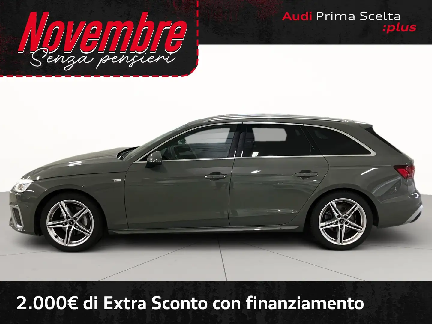 Audi A4 avant 40 2.0 tdi mhev s line edition quattro 204cv Grigio - 2
