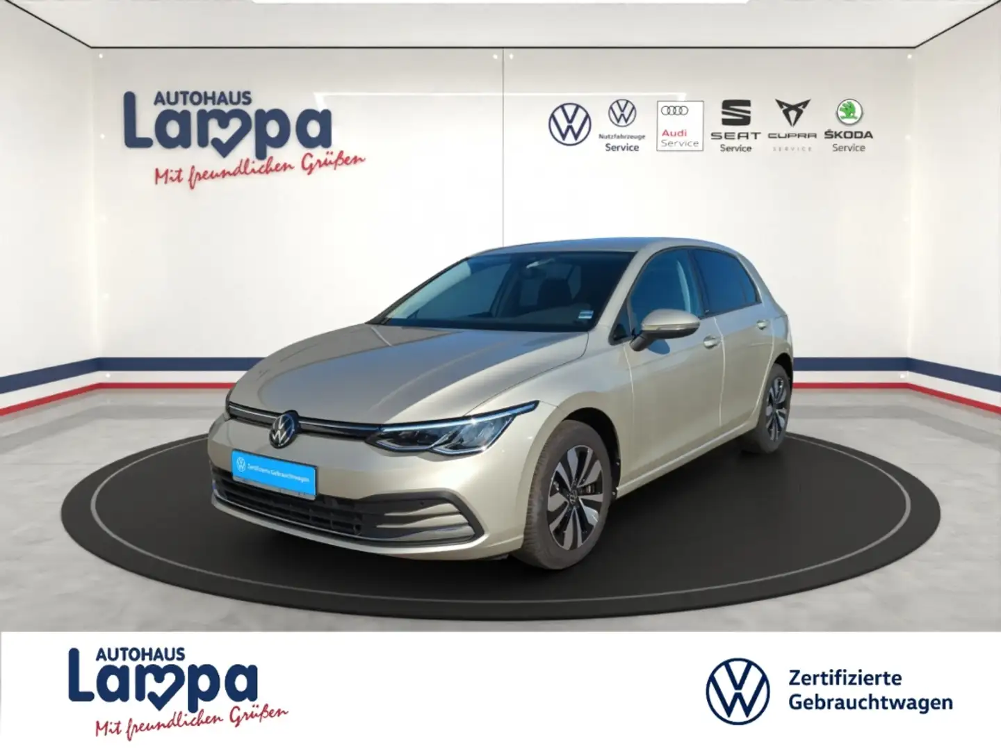Volkswagen Golf VIII Move 1.0 eTSI DSG NAV,RFK,MFK,SHZ,ACC,LED Silber - 1