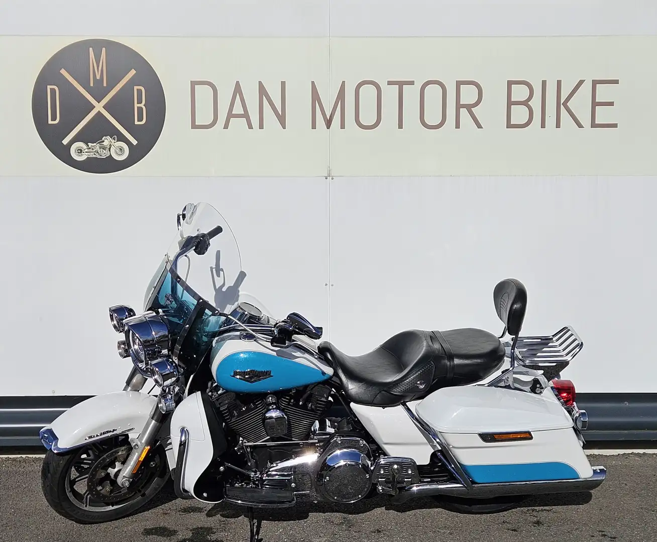 Harley-Davidson Road King Blanc - 1