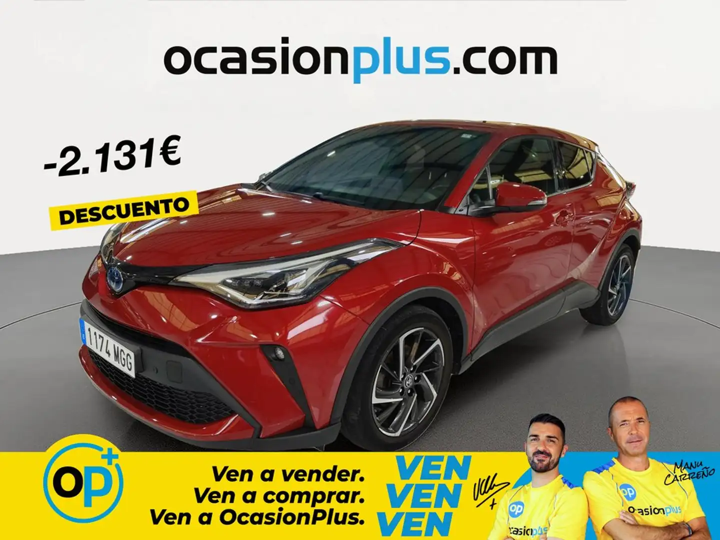 Toyota C-HR 125H Advance Rojo - 1