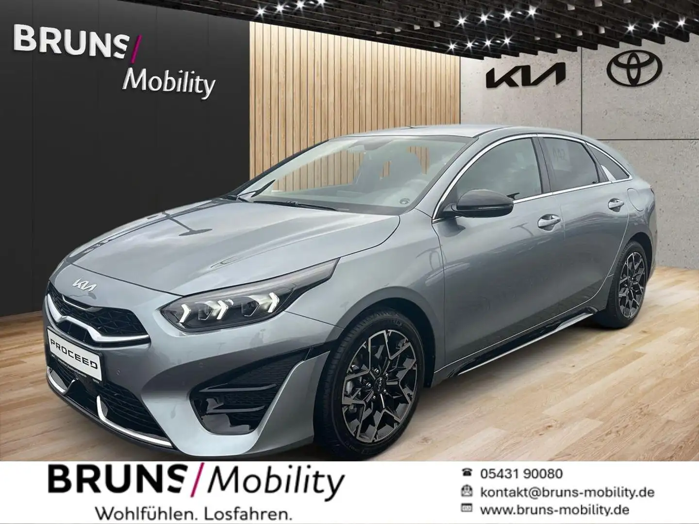 Kia ProCeed / pro_cee'd ProCeed 1.5 T GT-Line Autom. Technik Leder AHK Silber - 1