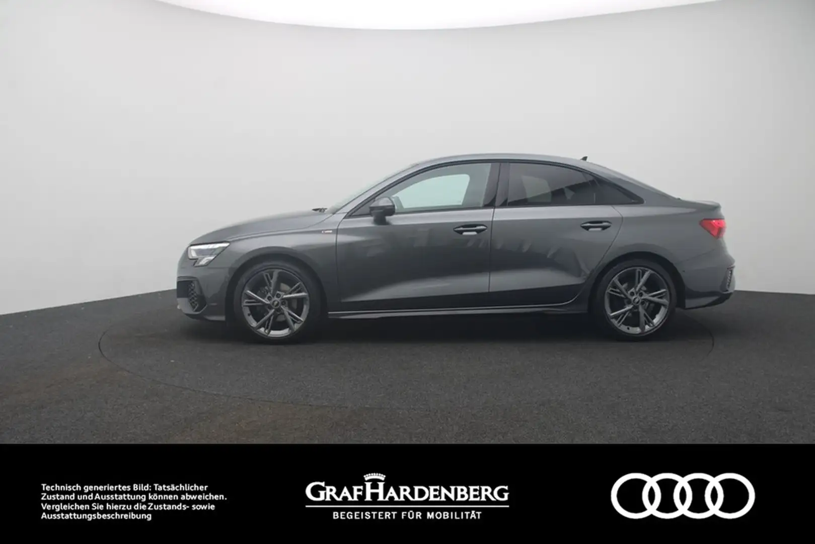 Audi A3 Lim. 35 TDI S line Virt.Cockpit LED Navi ACC Gris - 2