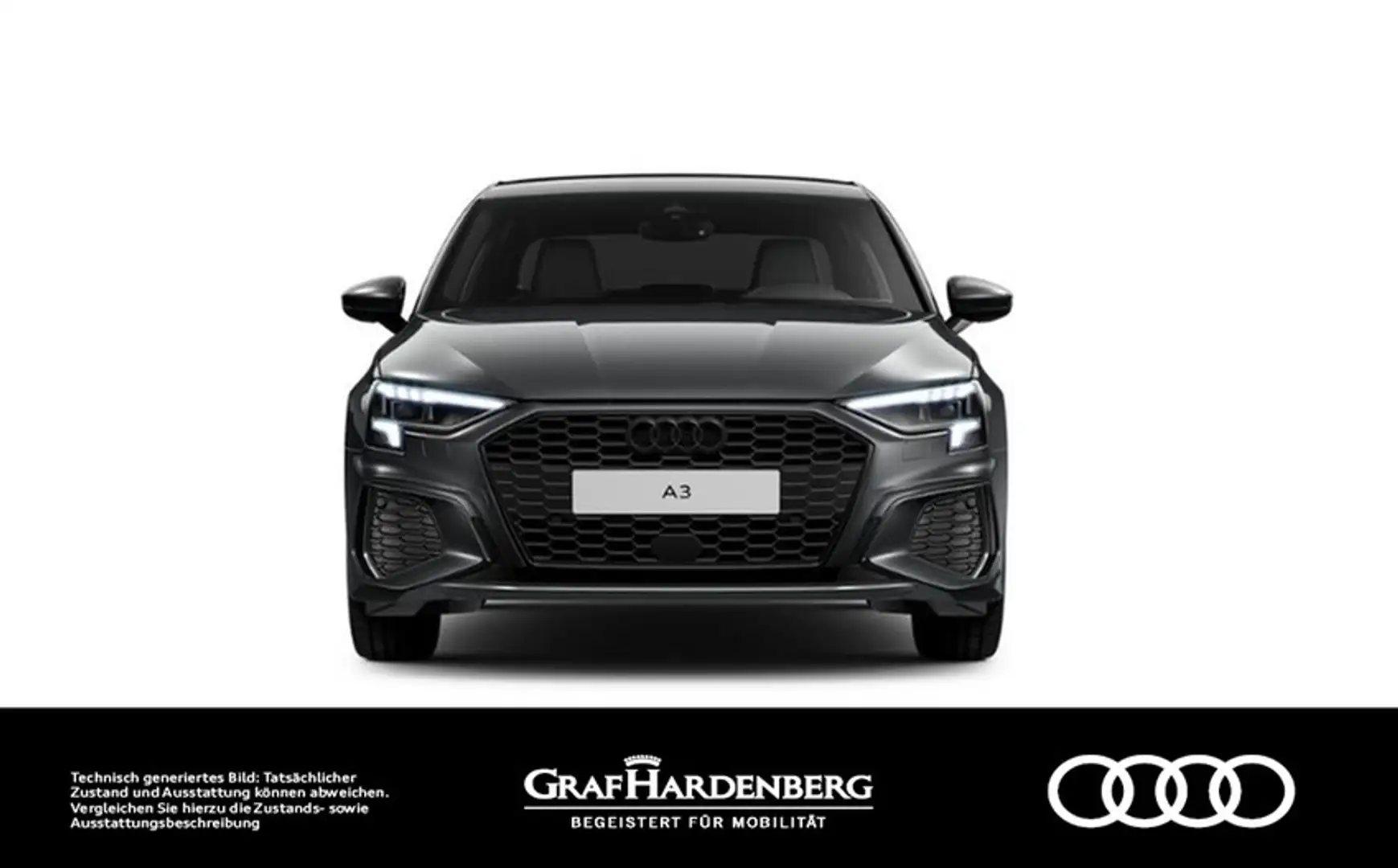 Audi A3 Lim. 35 TDI S line Virt.Cockpit LED Navi ACC Gris - 2
