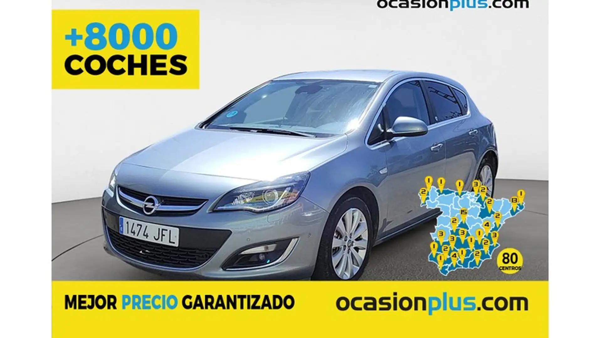 Opel Astra 1.4T Excellence Aut. Zilver - 1