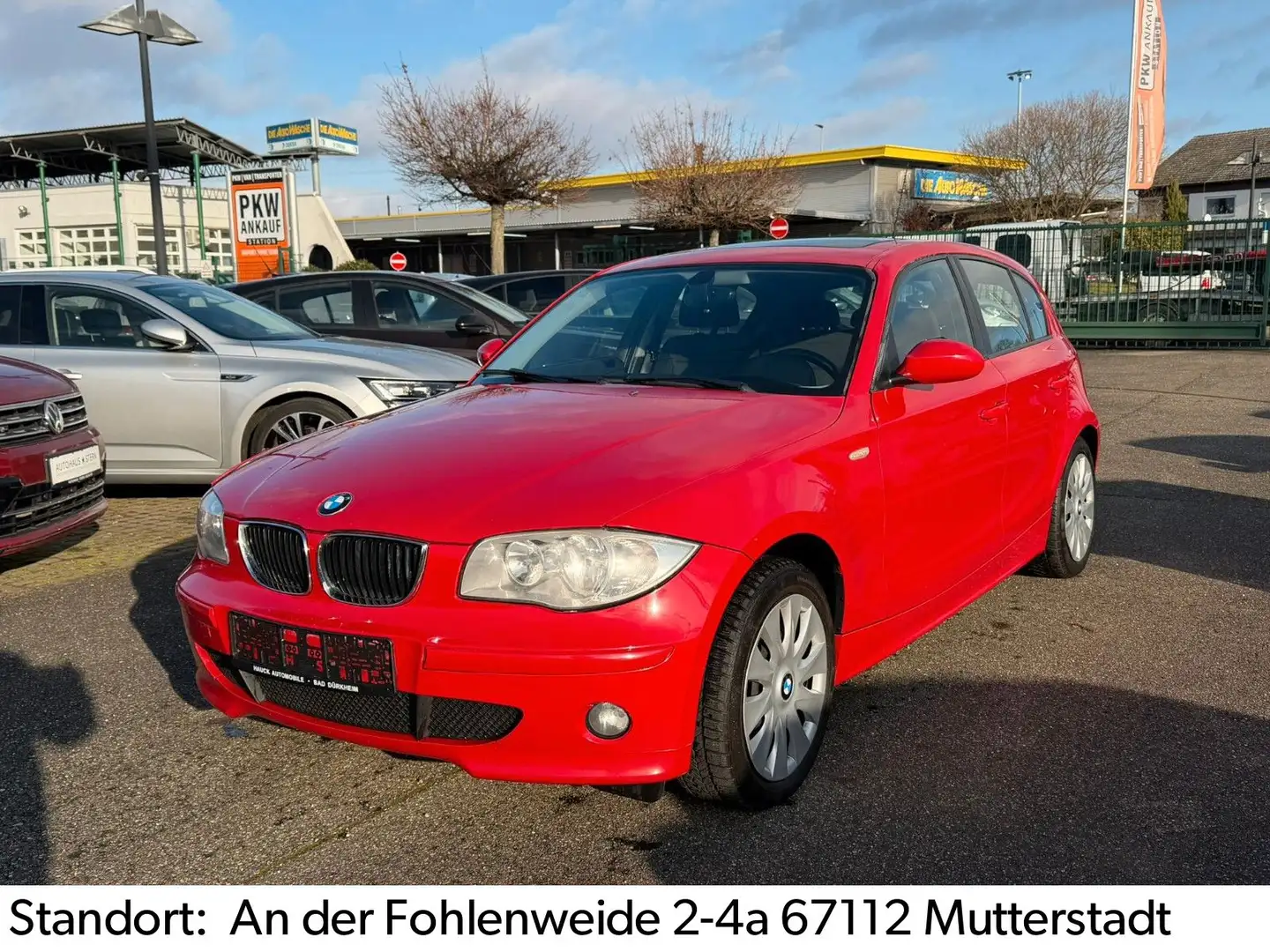 BMW 116 i/Navi/Klima/SHZ/PDC/AUX/Schiebedach Rot - 1