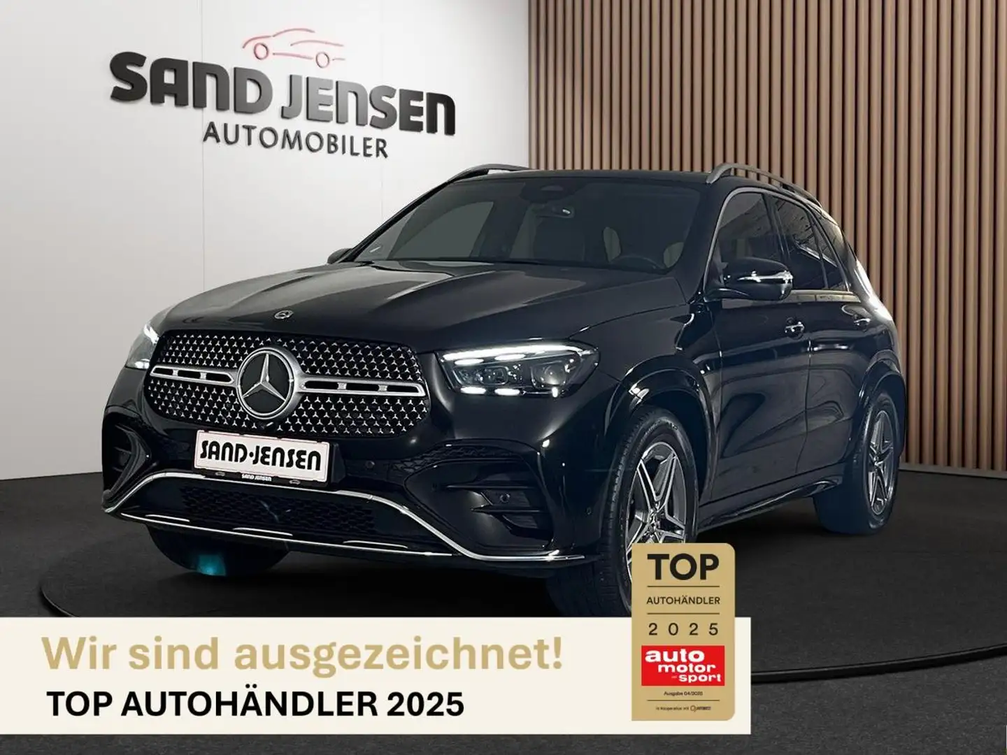 Mercedes-Benz GLE 350 GLE350de AMG Line Adv+ AHK ADS+ BURM 3500kg 360 Czarny - 1